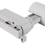 GloboStar® LUGANO 60801 Μονοφασικό Φωτιστικό Σποτ Ράγας LED 10W 1250lm 36° Acrylic HQ LENS AC 220-240V IP20 Φ4.5 x Υ19cm Φυσικό Λευκό 4500K -  EUROTRACK® System 1L+1N - Λευκό - Bridgelux Chip - TÜV Certified Driver - 5 Χρόνια Εγγύηση