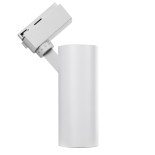 GloboStar® LUGANO 60807 Μονοφασικό Φωτιστικό Σποτ Ράγας LED 20W 2500lm 36° Acrylic HQ LENS AC 220-240V IP20 Φ6.5 x Υ22cm Φυσικό Λευκό 4500K -  EUROTRACK® System 1L+1N - Λευκό - Bridgelux Chip - TÜV Certified Driver - 5 Χρόνια Εγγύηση