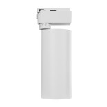GloboStar® LUGANO 60813 Μονοφασικό Φωτιστικό Σποτ Ράγας LED 30W 3750lm 36° Acrylic HQ LENS AC 220-240V IP20 Φ7.5 x Υ22.7cm Φυσικό Λευκό 4500K -  EUROTRACK® System 1L+1N - Λευκό - Bridgelux Chip - TÜV Certified Driver - 5 Χρόνια Εγγύηση