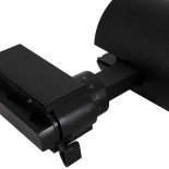 GloboStar® LUGANO 60815 Μονοφασικό Φωτιστικό Σποτ Ράγας LED 30W 3900lm 36° Acrylic HQ LENS AC 220-240V IP20 Φ7.5 x Υ22.7cm Ψυχρό Λευκό 6000K -  EUROTRACK® System 1L+1N - Μαύρο - Bridgelux Chip - TÜV Certified Driver - 5 Χρόνια Εγγύηση