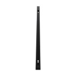GloboStar® 2L-EUROTRACK 60901 Μονοφασική Ράγα 2 Καλωδίων για Σποτ Ράγας LED AC 220-240V IP20 Μ100 x Π3.4 x Υ2cm - EUROTRACK® System 1L+1N - Αλουμίνιο - Μαύρο - 1 Μέτρο - 5 Χρόνια Εγγύηση