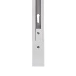 GloboStar® 2L-EUROTRACK 60902 Μονοφασική Ράγα 2 Καλωδίων για Σποτ Ράγας LED AC 220-240V IP20 Μ100 x Π3.4 x Υ2cm - EUROTRACK® System 1L+1N - Αλουμίνιο - Λευκό - 1 Μέτρο - 5 Χρόνια Εγγύηση