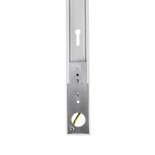 GloboStar® 2L-EUROTRACK 60902 Μονοφασική Ράγα 2 Καλωδίων για Σποτ Ράγας LED AC 220-240V IP20 Μ100 x Π3.4 x Υ2cm - EUROTRACK® System 1L+1N - Αλουμίνιο - Λευκό - 1 Μέτρο - 5 Χρόνια Εγγύηση