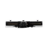 GloboStar® 2L-EUROTRACK 60909 Αντάπτορας +(Σταυρός) - Μονοφασικός 2 Καλωδίων για όλες τις Ράγες EUROTRACK AC 220-240V IP20 Μ10.7 x Π10.7 x Υ1.5cm - EUROTRACK® System 1L+1N - Θερμοπλαστικό - Μαύρο - 5 Χρόνια Εγγύηση