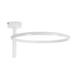 GloboStar® VERONA 61221 Φωτιστικό Οροφής Δαχτυλίδι-Κύκλος LED CCT 24W 2688lm 360° AC 220-240V - Εναλλαγή Φωτισμού μέσω Διακόπτη On/Off All In One Ψυχρό 6000k+Φυσικό 4500k+Θερμό 2700k Φ40 x Υ23cm - Λευκό - 3 Χρόνια Εγγύηση