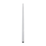 GloboStar® SURFACE-PROFILE 70825-1M Προφίλ Αλουμινίου - Βάση & Ψύκτρα Ταινίας LED με Λευκό Γαλακτερό Κάλυμμα - Επιφανειακή Χρήση - Πατητό Κάλυμμα - Μαύρο - 1 Μέτρο - Μ100 x Π3 x Υ2cm