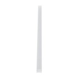 GloboStar® SURFACEPENDANT-PROFILE 70827-1M Προφίλ Αλουμινίου - Βάση & Ψύκτρα Ταινίας LED με Λευκό Γαλακτερό Κάλυμμα - Επιφανειακή & Κρεμαστή Χρήση - Πατητό Κάλυμμα - Λευκό - 1 Μέτρο - Μ100 x Π5 x Υ7cm