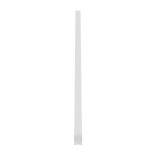 GloboStar® SURFACEPENDANT-PROFILE 70831-1M Προφίλ Αλουμινίου - Βάση & Ψύκτρα Ταινίας LED με Λευκό Γαλακτερό Κάλυμμα - Επιφανειακή & Κρεμαστή Χρήση - Πατητό Κάλυμμα - Λευκό - 1 Μέτρο - Μ100 x Π3.5 x Υ7.4cm