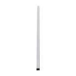GloboStar® SURFACEPENDANT-PROFILE 70849-1M Προφίλ Αλουμινίου - Βάση & Ψύκτρα Ταινίας LED με Λευκό Γαλακτερό Κάλυμμα - Επιφανειακή & Κρεμαστή Χρήση - Πατητό Κάλυμμα - Μαύρο - 1 Μέτρο - Μ100 x Π2.6 x Υ2.3cm