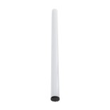 GloboStar® SURFACEPENDANT-PROFILE 70856-1M Προφίλ Αλουμινίου - Βάση & Ψύκτρα Ταινίας LED με Λευκό Γαλακτερό Κάλυμμα - Επιφανειακή & Κρεμαστή Χρήση - Πατητό Κάλυμμα - Μαύρο - 1 Μέτρο - Μ100 x Φ6cm