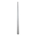 GloboStar® PLASTERBOARD-PROFILE 70861-3M Προφίλ Αλουμινίου - Βάση & Ψύκτρα Ταινίας LED με Λευκό Γαλακτερό Κάλυμμα - Χωνευτή Χρήση σε Γυψοσανίδα - Trimless - Πατητό Κάλυμμα - Ασημί - 3 Μέτρα - Πακέτο 5 Τεμαχίων - Μ300 x Π7.8 x Υ1.4cm