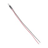 GloboStar® DIODE-LED 73735 Low Power Diode LED - Χαμηλής Ισχύος Δίοδος LED 0.3W DC 12V Ultra Θερμό Λευκό 2200K - Συσκευασία 10 Τεμαχίων - Dimmable - Φ0.5 x Υ1cm - 2 Χρόνια Εγγύηση