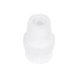 GloboStar® DIY 77563 Επιτοίχιος Στυπιοθλίπτης - Στήριγμα Καλωδίου Φωτιστικού - Φ1.6 x Υ2.3cm - Λευκό - Πλαστικό - 5 Χρόνια Εγγύηση