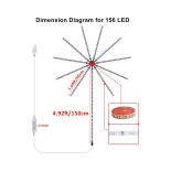 GloboStar® DIGIFRWORKS 90339 Σετ Ψηφιακής LED RGB Ταινίας 5 Μέτρων με Ψηφιακό Controller με WiFi Smart APP & Ασύρματο Χειριστήριο RF 2.4Ghz - LED SMD 5050 50W/Σετ 156LED/Σετ 156PIXEL/Σετ 3000lm/Σετ 120° DC 5V με USB 2.0 IP20 Πολύχρωμο RGB - Dimmable - Μ20