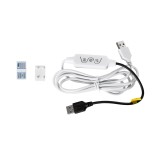 GloboStar® DIGIOCTA 90448 Σετ 6 Ψηφιακων LED RGB Φωτιστικών Κυψελών με Ψηφιακό Controller με WiFi Smart APP & Ασύρματο Χειριστήριο RF 2.4Ghz - LED SMD 5050 9W/Σετ 84PIXEL/Σετ 720lm/Σετ 120° DC 5V με USB 2.0 IP20 Πολύχρωμο RGB - Dimmable - Μ10.5 x Π10.5 x 