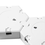 GloboStar® DIGIOCTA 90449 Σετ 12 Ψηφιακων LED RGB Φωτιστικών Κυψελών με Ψηφιακό Controller με WiFi Smart APP & Ασύρματο Χειριστήριο RF 2.4Ghz - LED SMD 5050 18W/Σετ 168PIXEL/Σετ 1440lm/Σετ 120° DC 5V με USB 2.0 IP20 Πολύχρωμο RGB - Dimmable - Μ10.5 x Π10.
