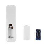 GloboStar® PARK 90501 Αυτόνομο Αδιάβροχο IP67 Ηλιακό Φωτοβολταϊκό Φωτιστικό Στύλου / Κολώνας Πλατείας LED 25W με Ανιχνευτή Κίνησης, Αισθητήρα Νυχτός και Ασύρματο Χειριστήριο Θερμό Λευκό 2700K Φ50 x Υ20cm