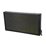 GLOBOSTAR® DISPLAY 90812 Κυλιόμενη Ψηφιακή Επιγραφή 96x48cm P10 Διπλής Όψης LED AC 220-240V Αδιάβροχο IP65 Ψυχρό Λευκό 6000K - WiFi Control μέσω FK APP - Αισθητήρας Θερμοκρασίας & Υγρασίας - Μ102 x Π11 x Υ54.5cm - 2 Χρόνια Εγγύηση