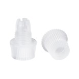 GloboStar® DIY 77562 Επιτοίχιος Στυπιοθλίπτης - Στήριγμα Καλωδίου Φωτιστικού - Φ1.6 x Υ2.3cm - Διάφανο - Πλαστικό - 5 Χρόνια Εγγύηση