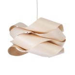 GloboStar® SARDIGNA 02181 Boho Κρεμαστό Φωτιστικό Καπέλο Μονόφωτο 1 x E27 IP20 Μπεζ Ξύλο - Μ60 x Π60 x Υ30cm