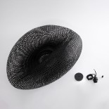 GLOBOSTAR® MEXICO 02203 Boho Κρεμαστό Φωτιστικό Οροφής με Ντουί 1 x E27 AC 220-240V IP20 - Μαύρο - Μ100 x Π62 x Υ33cm