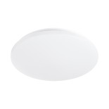GloboStar® CELANO 61008 LED Πλαφονιέρα Οροφής Στρόγγυλη Φ33 30W 3000lm 120° AC 220-240V Αδιάβροχη IP54 Φ33 x Υ6cm Ψυχρό Λευκό 6000K - 3 Χρόνια Εγγύηση