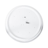 GloboStar® CELANO 61010 LED Πλαφονιέρα Οροφής Στρόγγυλη Φ33 30W 2700lm 120° AC 220-240V Αδιάβροχη IP54 Φ33 x Υ6cm Θερμό Λευκό 2700K - 3 Χρόνια Εγγύηση