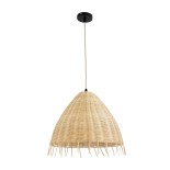 GLOBOSTAR® AQUATIC 01742 Boho Κρεμαστό Φωτιστικό Οροφής με Ντουί 1 x E27 AC 220-240V IP20 - Μπεζ - Μ40 x Π40 x Υ36cm
