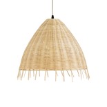 GLOBOSTAR® AQUATIC 01742 Boho Κρεμαστό Φωτιστικό Οροφής με Ντουί 1 x E27 AC 220-240V IP20 - Μπεζ - Μ40 x Π40 x Υ36cm