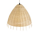 GLOBOSTAR® AQUATIC 01742 Boho Κρεμαστό Φωτιστικό Οροφής με Ντουί 1 x E27 AC 220-240V IP20 - Μπεζ - Μ40 x Π40 x Υ36cm