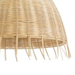 GLOBOSTAR® AQUATIC 01742 Boho Κρεμαστό Φωτιστικό Οροφής με Ντουί 1 x E27 AC 220-240V IP20 - Μπεζ - Μ40 x Π40 x Υ36cm