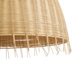 GLOBOSTAR® AQUATIC 01743 Boho Κρεμαστό Φωτιστικό Οροφής με Ντουί 1 x E27 AC 220-240V IP20 - Μπεζ - Μ60 x Π60 x Υ60cm