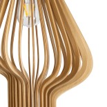 GLOBOSTAR® SCANDINAVIA 02172 Boho Κρεμαστό Φωτιστικό Οροφής με Ντουί 1 x E27 AC 220-240V IP20 - Μπεζ - Μ32 x Π32 x Υ56cm