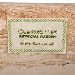 GloboStar® Artificial Garden TOSCANE 20749 Επιδαπέδιο Πολυεστερικό Τσιμεντένιο Κασπώ Γλάστρα - Flower Pot Καφέ - Γκρι Μ110 x Π30 x Υ61cm
