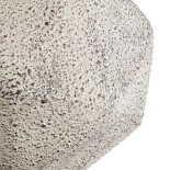 GloboStar® Artificial Garden BOROUGH 20782 Επιδαπέδιο Πολυεστερικό Τσιμεντένιο Κασπώ Γλάστρα - Flower Pot Λευκό - Μπεζ Μ30 x Π30 x Υ30cm