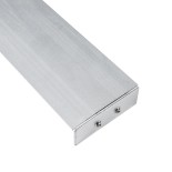 GLOBOSTAR® ALP-WALL-UPDOWN CONCEALED 70844-3M Επιφανειακό Προφίλ Αλουμινίου Ειδικό για Δημιουργία Κρυφού Φωτισμού Up & Down με Λευκό Γαλακτερό Πατητό Κάλυμμα για Ταινίες LED IP20 - Ασημί & Λευκό - Μ300 x Π5 x Υ1.7cm