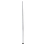 GLOBOSTAR® ALP-WALL-UPDOWN CONCEALED 70844-3M Επιφανειακό Προφίλ Αλουμινίου Ειδικό για Δημιουργία Κρυφού Φωτισμού Up & Down με Λευκό Γαλακτερό Πατητό Κάλυμμα για Ταινίες LED IP20 - Ασημί & Λευκό - Μ300 x Π5 x Υ1.7cm