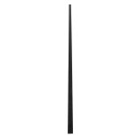 GLOBOSTAR® ALP-WALL-UPDOWN CONCEALED 70845-3M Επιφανειακό Προφίλ Αλουμινίου Ειδικό για Δημιουργία Κρυφού Φωτισμού Up & Down με Λευκό Γαλακτερό Πατητό Κάλυμμα για Ταινίες LED IP20 - Μαύρο & Λευκό - Μ300 x Π5 x Υ1.7cm