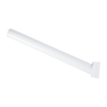 GloboStar® 71576 Μεταλλική Βάση Στήριξης M50cm x Φ50mm για Φωτιστικά Δρόμου Street Lights με Διάμετρο Βάσης από Φ50mm έως Φ60mm
