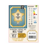 GLOBOSTAR® DECOSTAR 99207 Λάμπα E27 S125 LED 1W 70lm 360° AC 220-240V IP20 Ultra Θερμό Λευκό 2200K - Diode HP Filament Chip - Μελί - Μ15 x Π6 x Υ16cm - 3 Χρόνια Εγγύηση