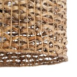 GLOBOSTAR® MANGATA 01849 Boho Κρεμαστό Φωτιστικό Οροφής με Ντουί 1 x E27 AC 220-240V IP20 - Καφέ - Μ60 x Π60 x Υ28cm