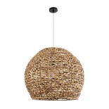 GLOBOSTAR® MANGATA 01851 Boho Κρεμαστό Φωτιστικό Οροφής με Ντουί 1 x E27 AC 220-240V IP20 - Καφέ - Μ60 x Π60 x Υ50cm