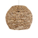 GLOBOSTAR® MANGATA 01851 Boho Κρεμαστό Φωτιστικό Οροφής με Ντουί 1 x E27 AC 220-240V IP20 - Καφέ - Μ60 x Π60 x Υ50cm