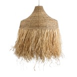 GLOBOSTAR® PORTOFERRAIO 02186 Boho Κρεμαστό Φωτιστικό Οροφής με Ντουί 1 x E27 AC 220-240V IP20 - Μπεζ - Μ80 x Π80 x Υ120cm