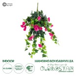 GloboStar® Artificial Garden BOUGAINVILLEA HANGING BRANCH 20240 Τεχνητό Διακοσμητικό Κρεμαστό Φυτό Μπουκαμβίλια Υ60cm