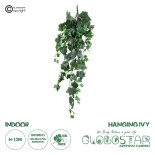 GloboStar® Artificial Garden IVY HANGING BRANCH 20244 Τεχνητό Διακοσμητικό Κρεμαστό Φυτό Κισσός Υ120cm