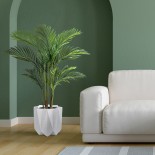GloboStar® Artificial Garden ARECA PALM TREE 20418 - Τεχνητό Διακοσμητικό Φυτό Φοινικόδεντρο Αρέκα Υ120cm