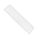 GloboStar® 60214-1 Χωνευτό LED Panel Milky Super Slim 120x30cm 48W 4320lm 120° CRI≥80Ra UGR<19 AC 220-240V IP20 Μ120 x Π30 x Υ1.5cm - Θερμό Λευκό 2700K - TÜV Certified Driver - 5 Χρόνια Εγγύηση