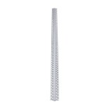 GloboStar® PLASTERBOARD-PROFILE 70838-1M Προφίλ Αλουμινίου - Βάση & Ψύκτρα Ταινίας LED με Λευκό Γαλακτερό Κάλυμμα - Χωνευτή Χρήση σε Γυψοσανίδα - Trimless - Πατητό Κάλυμμα - Ασημί - 1 Μέτρο - Μ100 x Π5.6 x Υ1.5cm