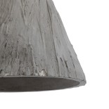 GLOBOSTAR® VOLCANO 01080 Μοντέρνο Κρεμαστό Φωτιστικό Οροφής με Ντουί 1 x E27 AC 220-240V IP20 - Γκρι - Μ17 x Π17 x Υ24cm